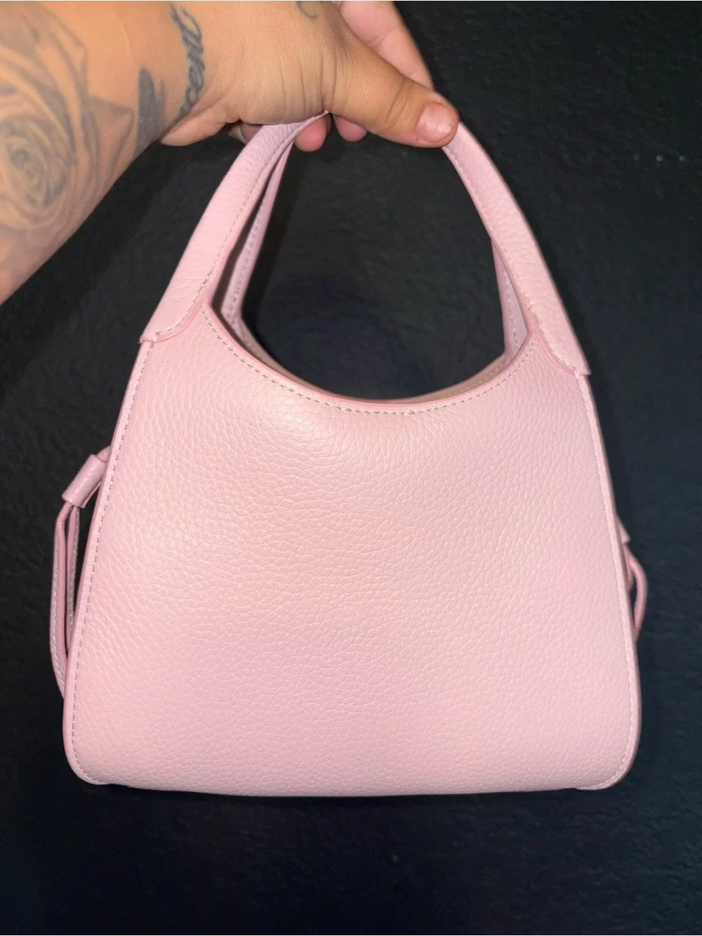 kate spade Pink Pebbled Leather Mini Top-Handle Crossbody